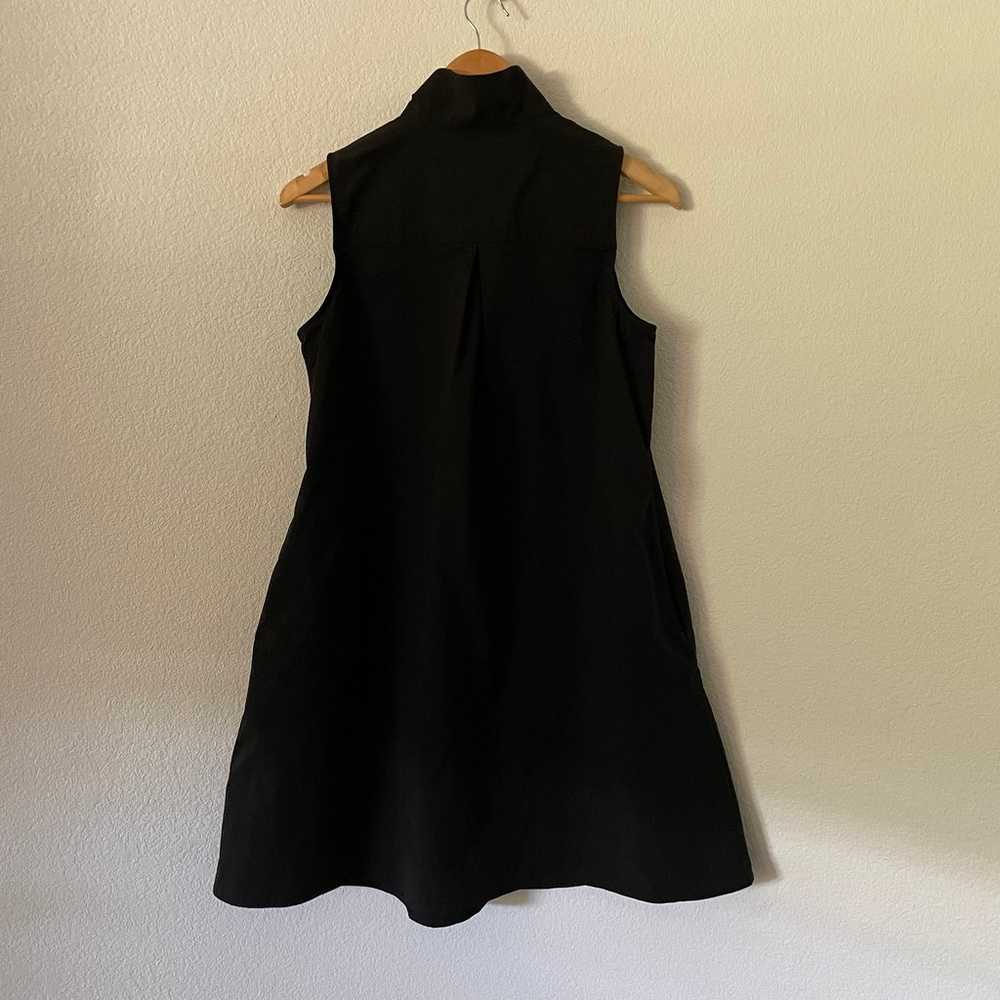 Tuckernuck Charlie Shirt Dress Sleeveless Black P… - image 6