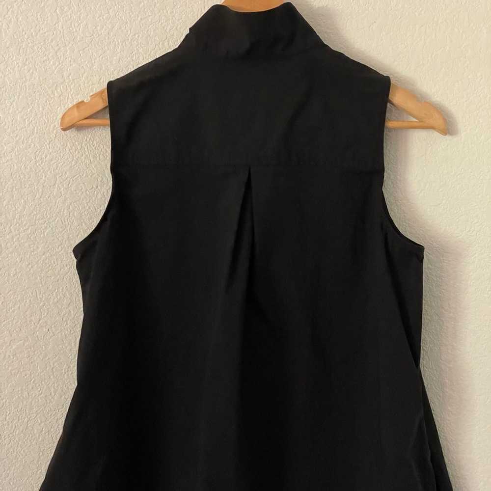 Tuckernuck Charlie Shirt Dress Sleeveless Black P… - image 8