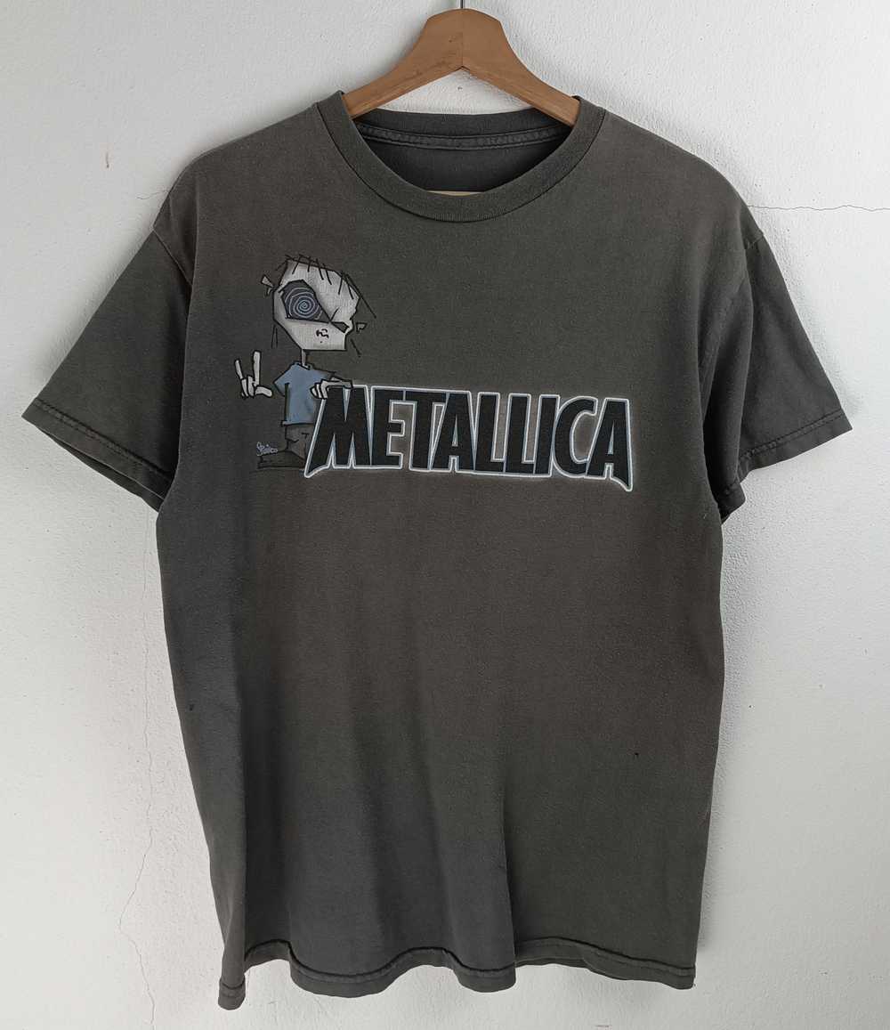 Band Tees × Vintage VINTAGE '02 METALLICA Y2K NU-… - image 3