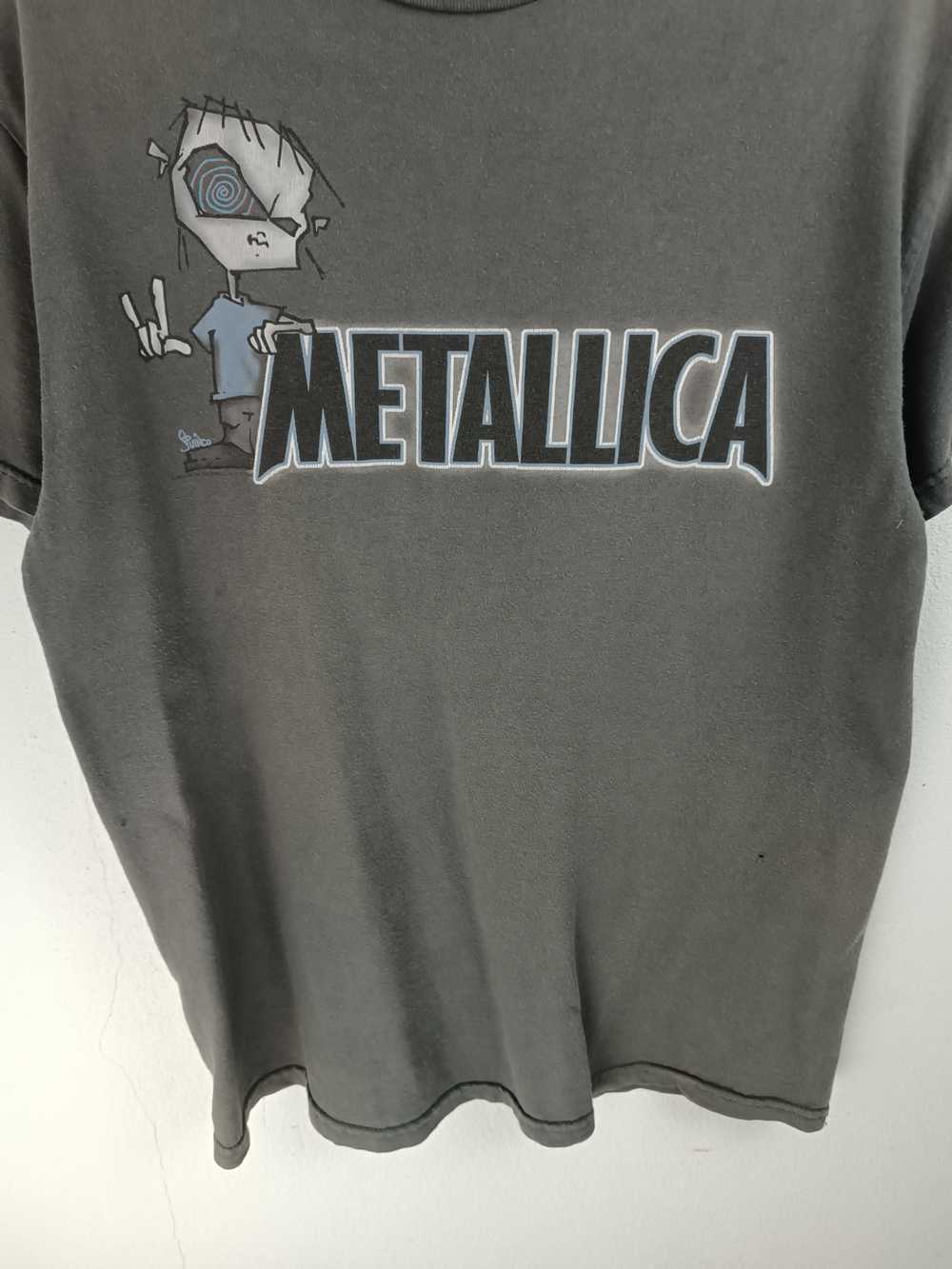 Band Tees × Vintage VINTAGE '02 METALLICA Y2K NU-… - image 6