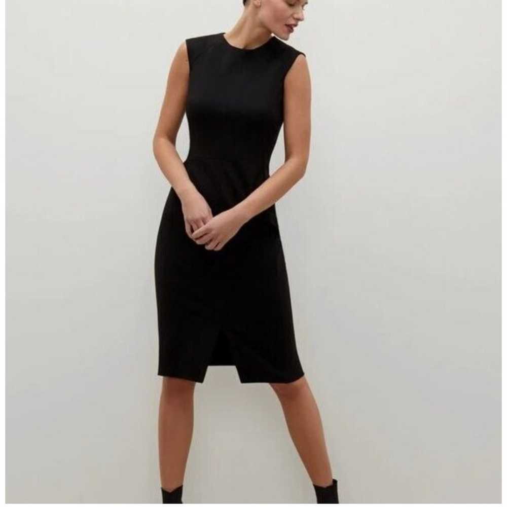 MM Lafleur Katie Dress 4 Black Stretch Ponte Shea… - image 3