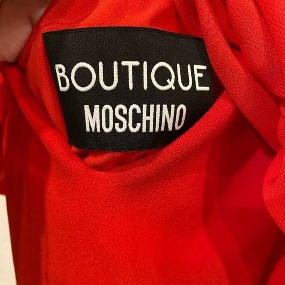 Boutique Moschino Overlay Sheath Dress Size 6 EUC - image 3