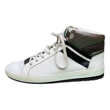 Dior Homme Leather high trainers - image 1