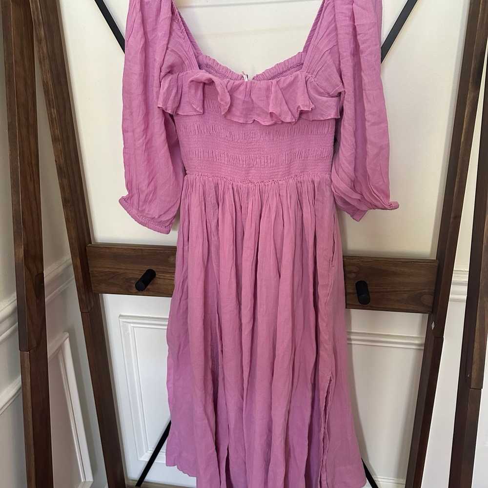 NWOT size Medium Free People Oasis midi dress - image 5