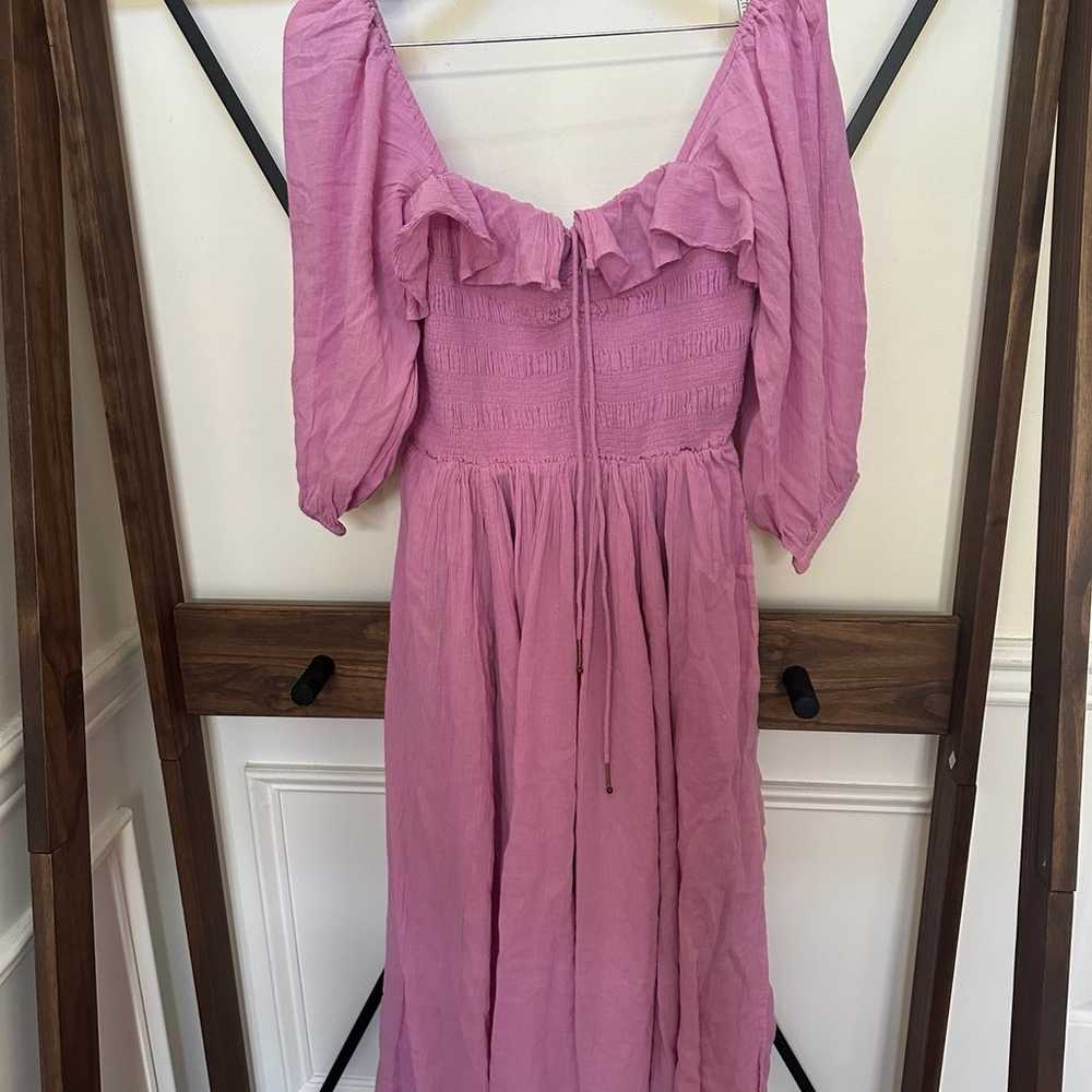 NWOT size Medium Free People Oasis midi dress - image 6