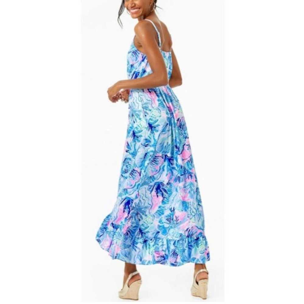 Lilly Pulitzer Mareena Dress Saltwater Shade Seek… - image 3