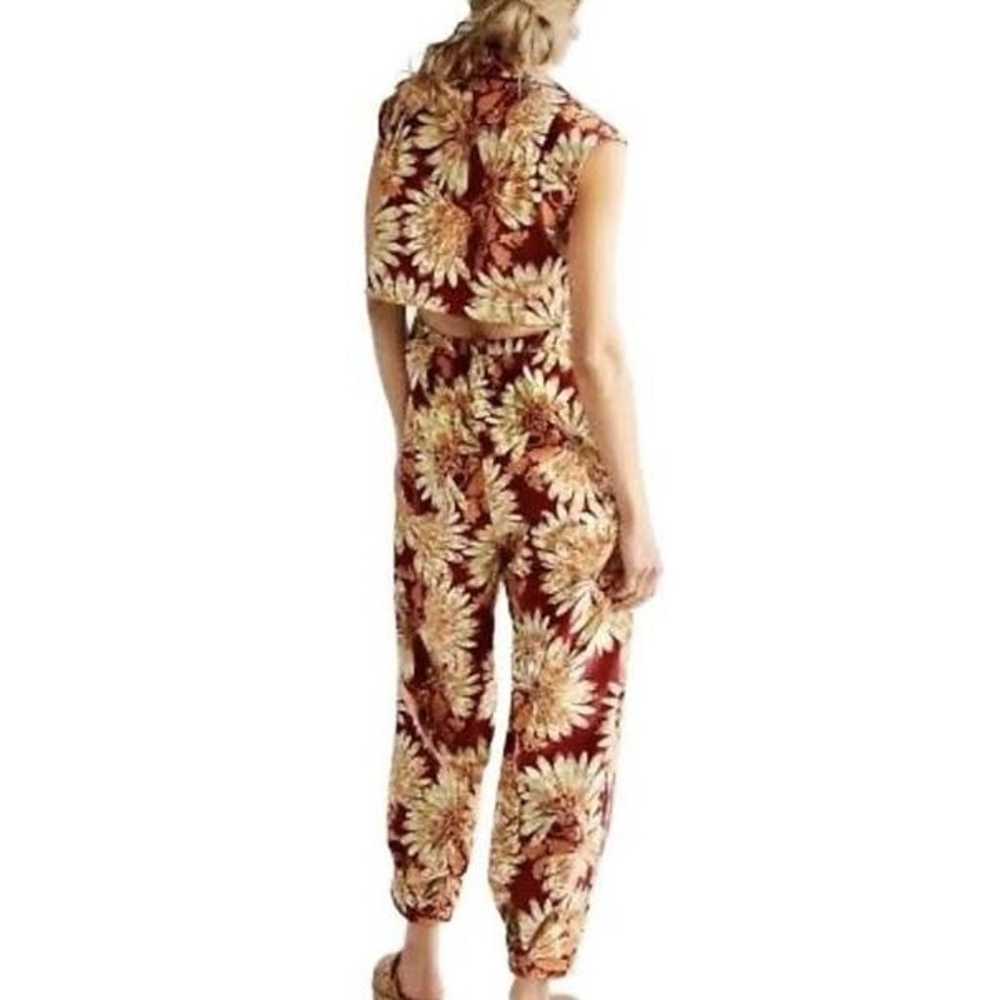 Free People Shasta Printed Cord One Piece Size M - image 2