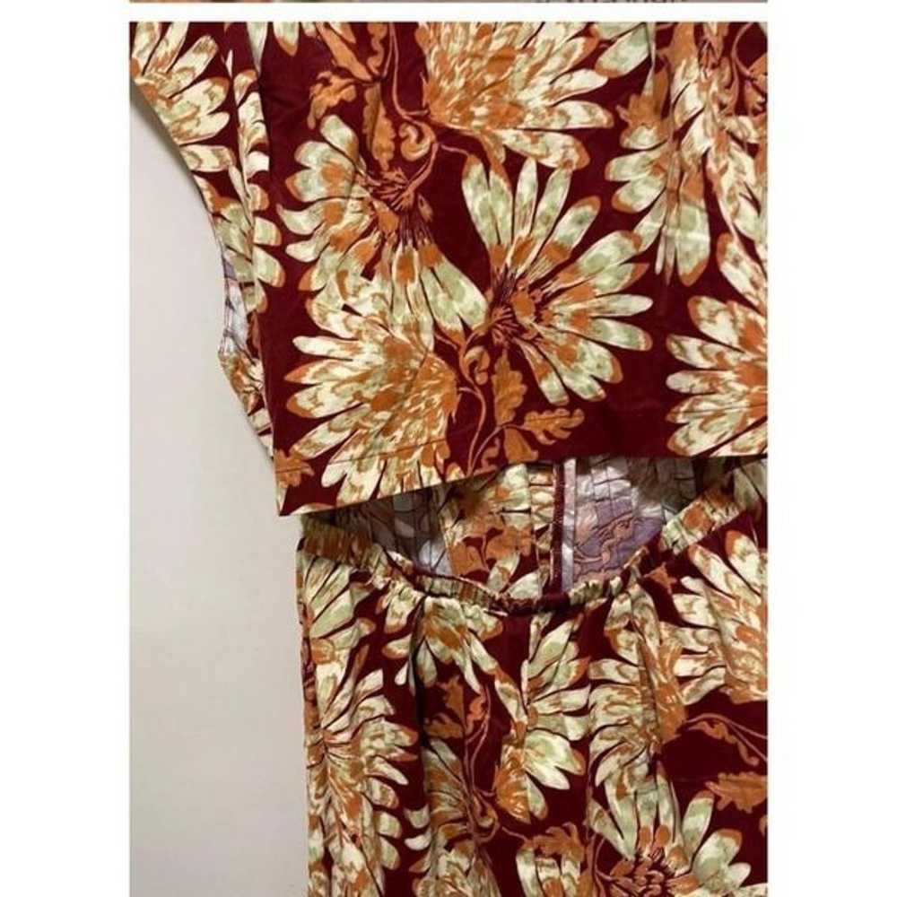 Free People Shasta Printed Cord One Piece Size M - image 4