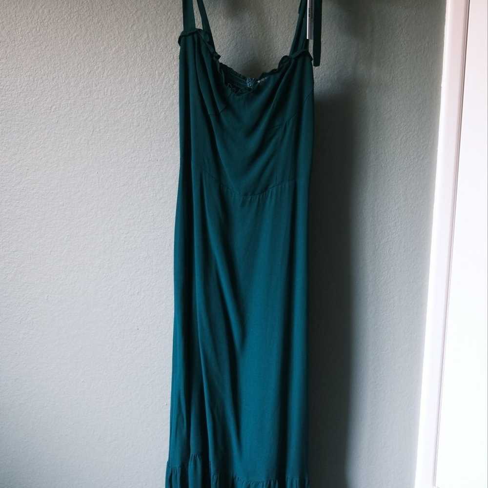 Reformation Nikita Green Midi Dress - image 4