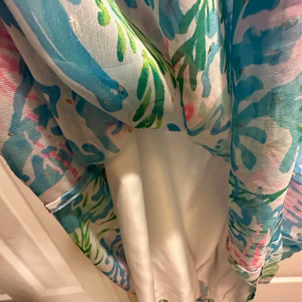 Lilly Pulitzer coral bay maxi dress M - image 10