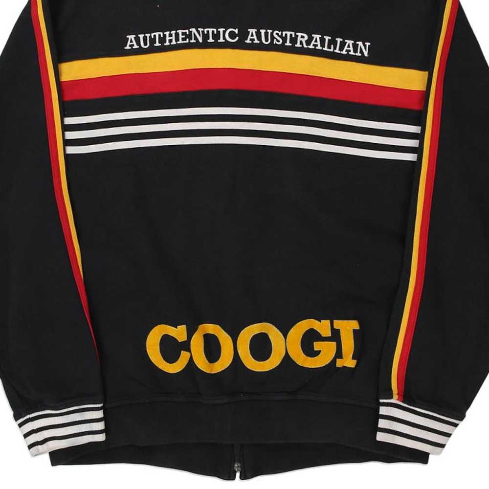 Coogi Striped Zip Up - 3XL Black Cotton Blend - image 8