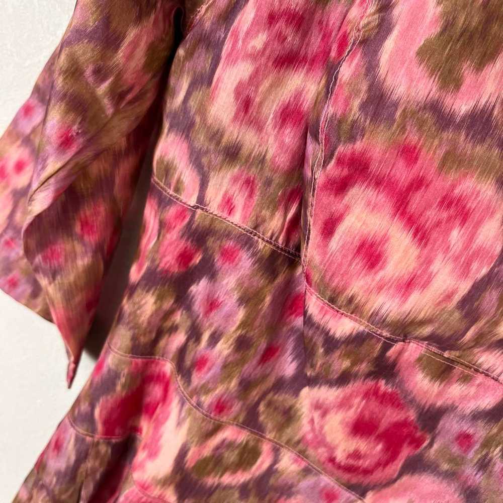 HOLLY TUPPER Pink Purple Floral Light Dress - image 3