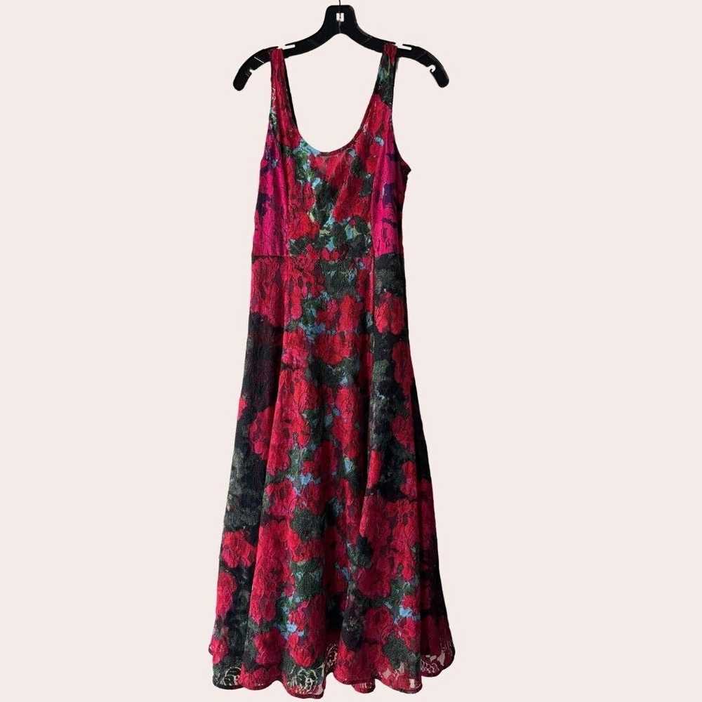 Size 8 EUC Gorgeous Anthropologie Tracy Reese Red… - image 7