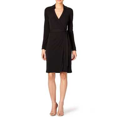 DVF New Jeanne Two Wrap Dress V Neck  Knee-length 