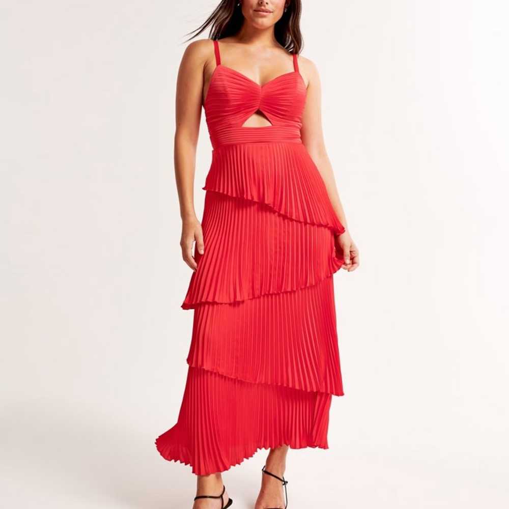 Rec Pleated Tiered Maxi Dress - image 5