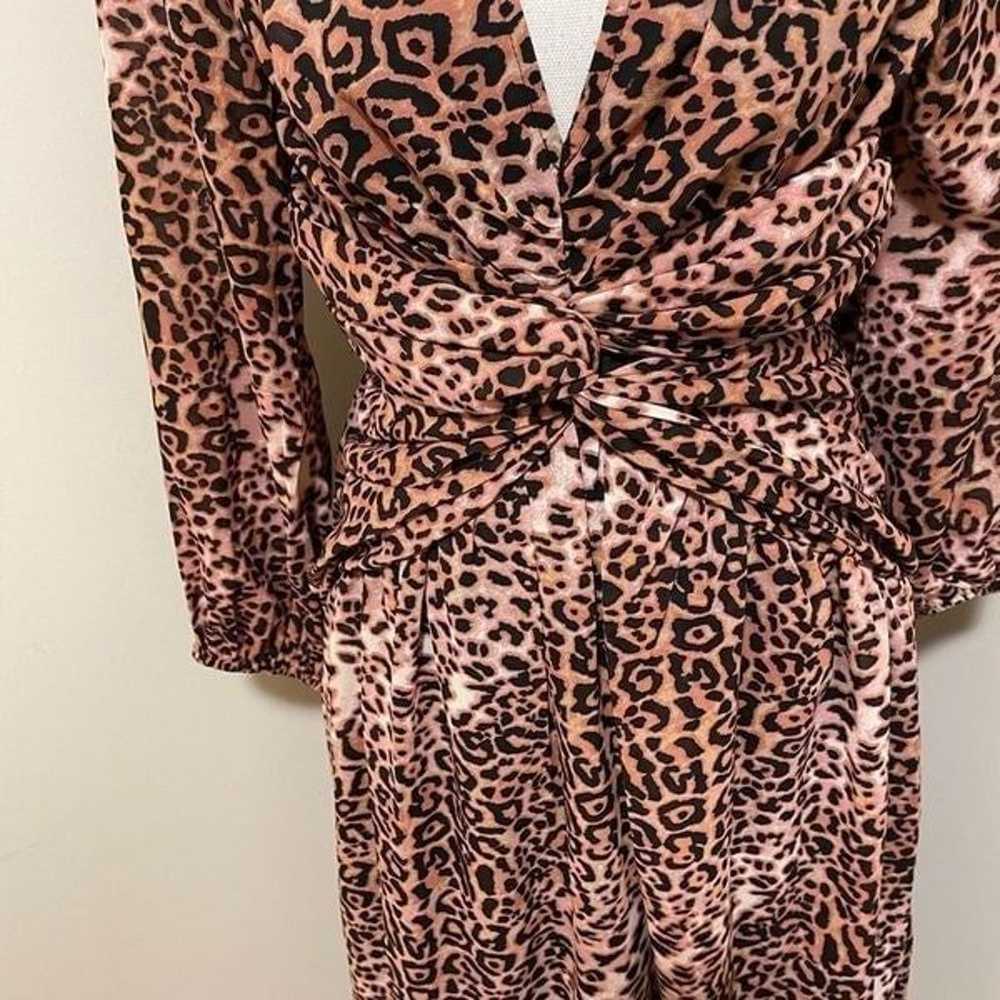 Anthropologie Ranna Gill Leopard print cut out Dr… - image 10