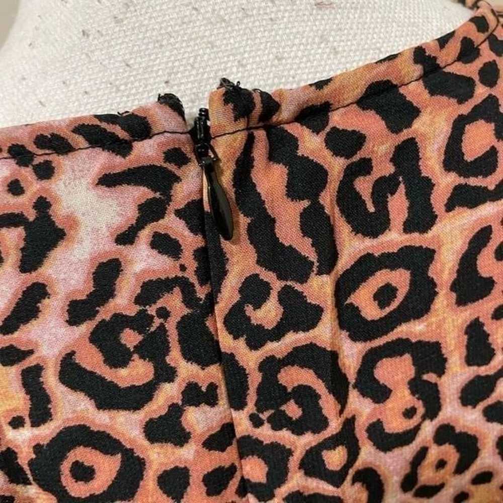 Anthropologie Ranna Gill Leopard print cut out Dr… - image 11