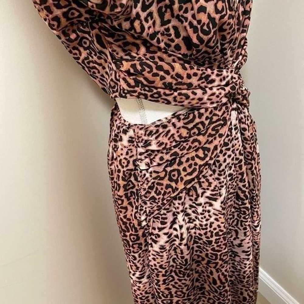 Anthropologie Ranna Gill Leopard print cut out Dr… - image 5