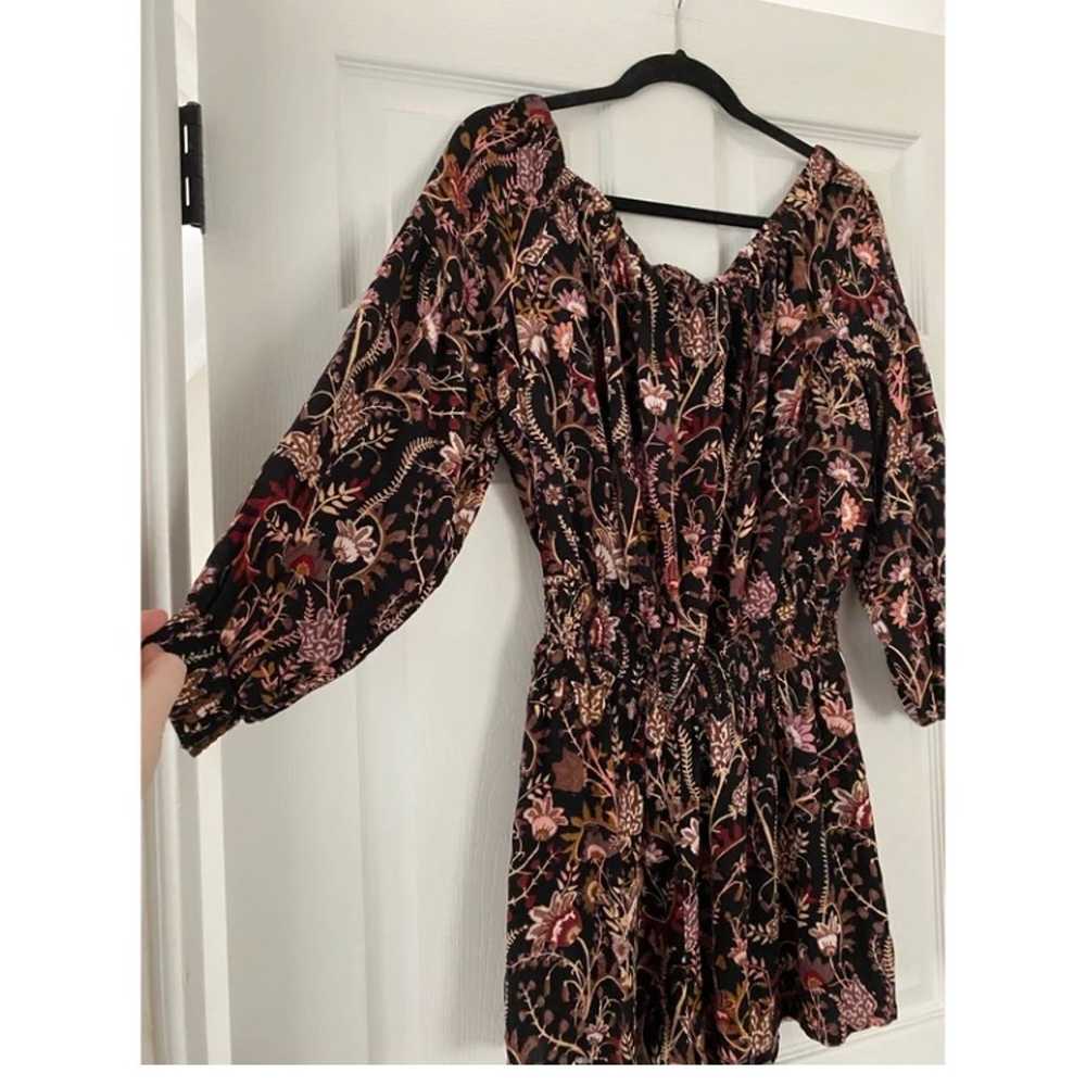 FREE PEOPLE PAISLEY FLORAL ROMPER LARGE - image 8