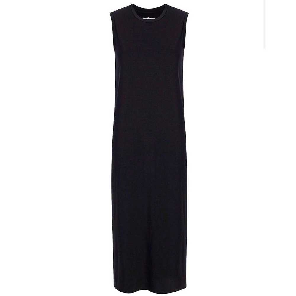 BA&SH Black Sleeveless round neck tank midi dress… - image 1