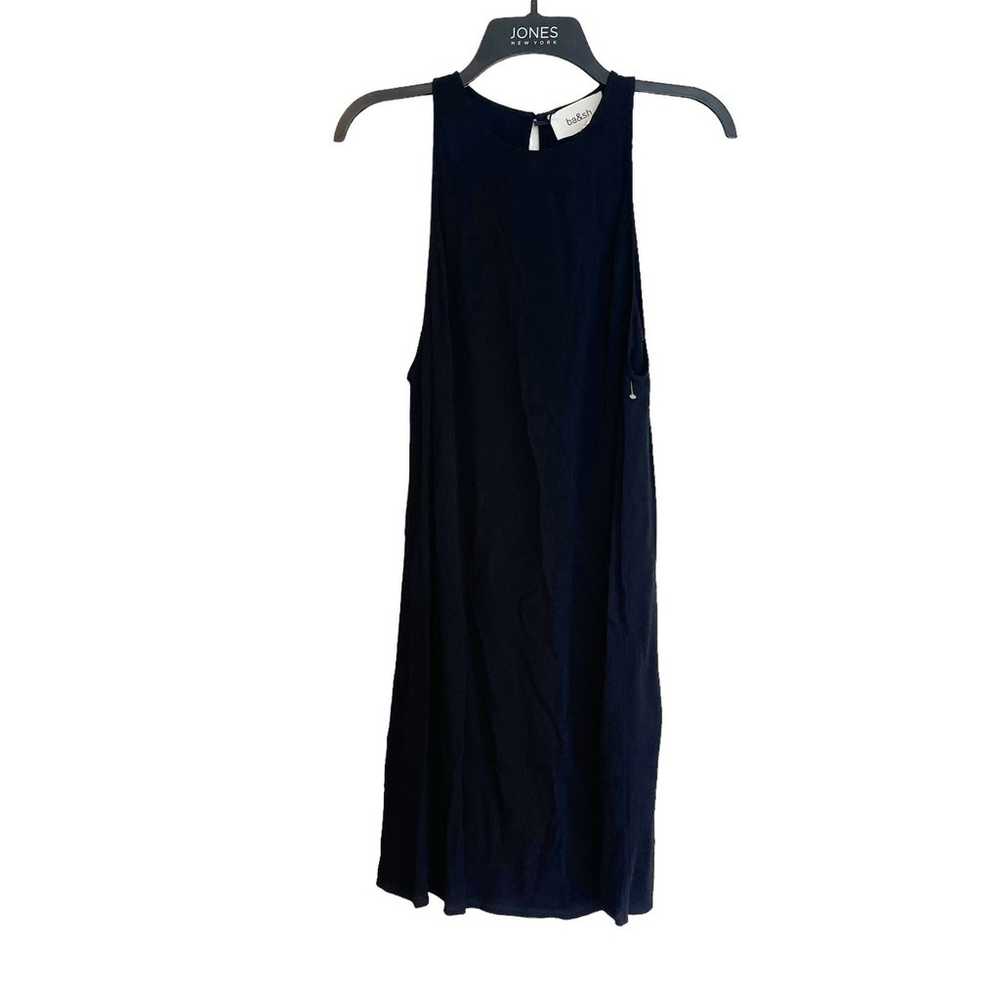 BA&SH Black Sleeveless round neck tank midi dress… - image 2