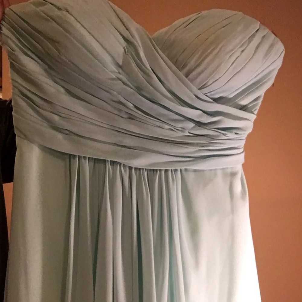 mint green bridesmaid dress - image 5