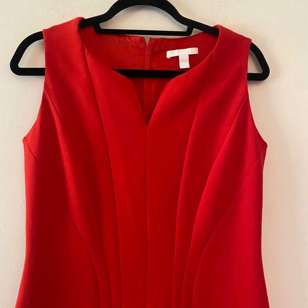 BOSS HUGO BOSS red sleeveless shift dress - image 5