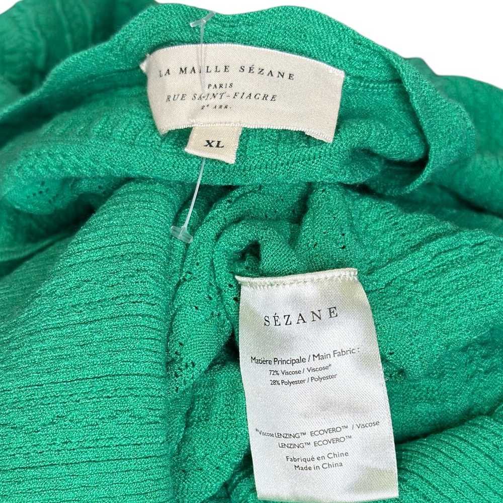 SÉZANE Hallie Knit Dress, Green, XL - image 10