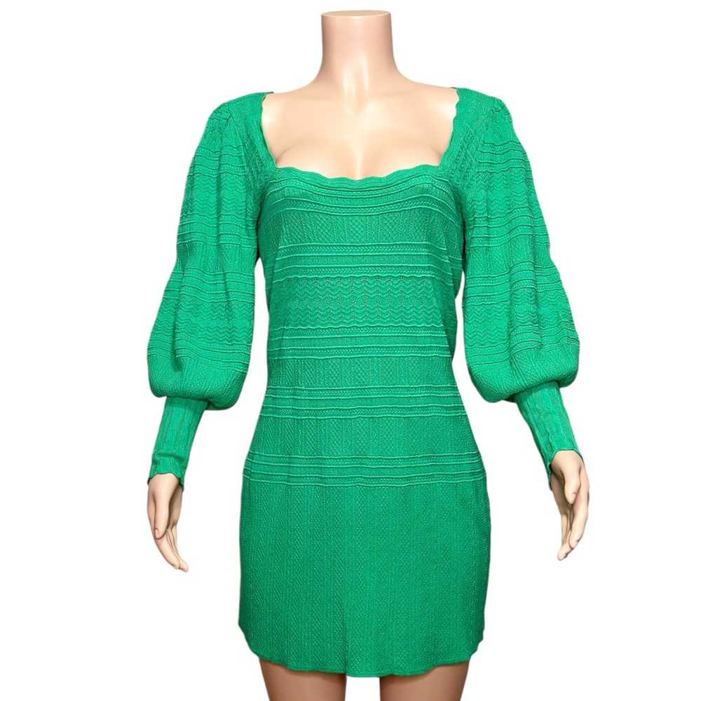 SÉZANE Hallie Knit Dress, Green, XL - image 5