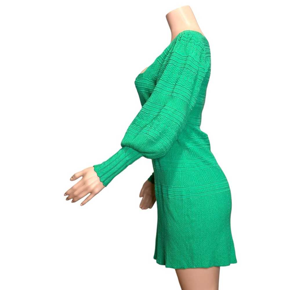 SÉZANE Hallie Knit Dress, Green, XL - image 6