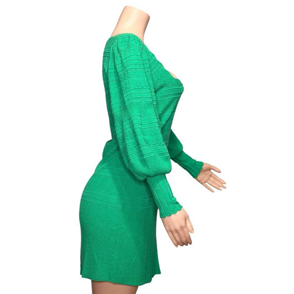 SÉZANE Hallie Knit Dress, Green, XL - image 8