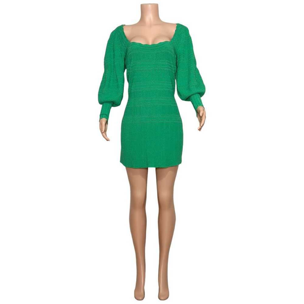 SÉZANE Hallie Knit Dress, Green, XL - image 9