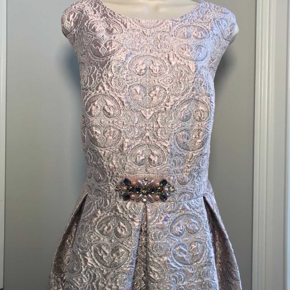 Eliza J Pink A-Line Cocktail Dress Wedding Pocket… - image 4