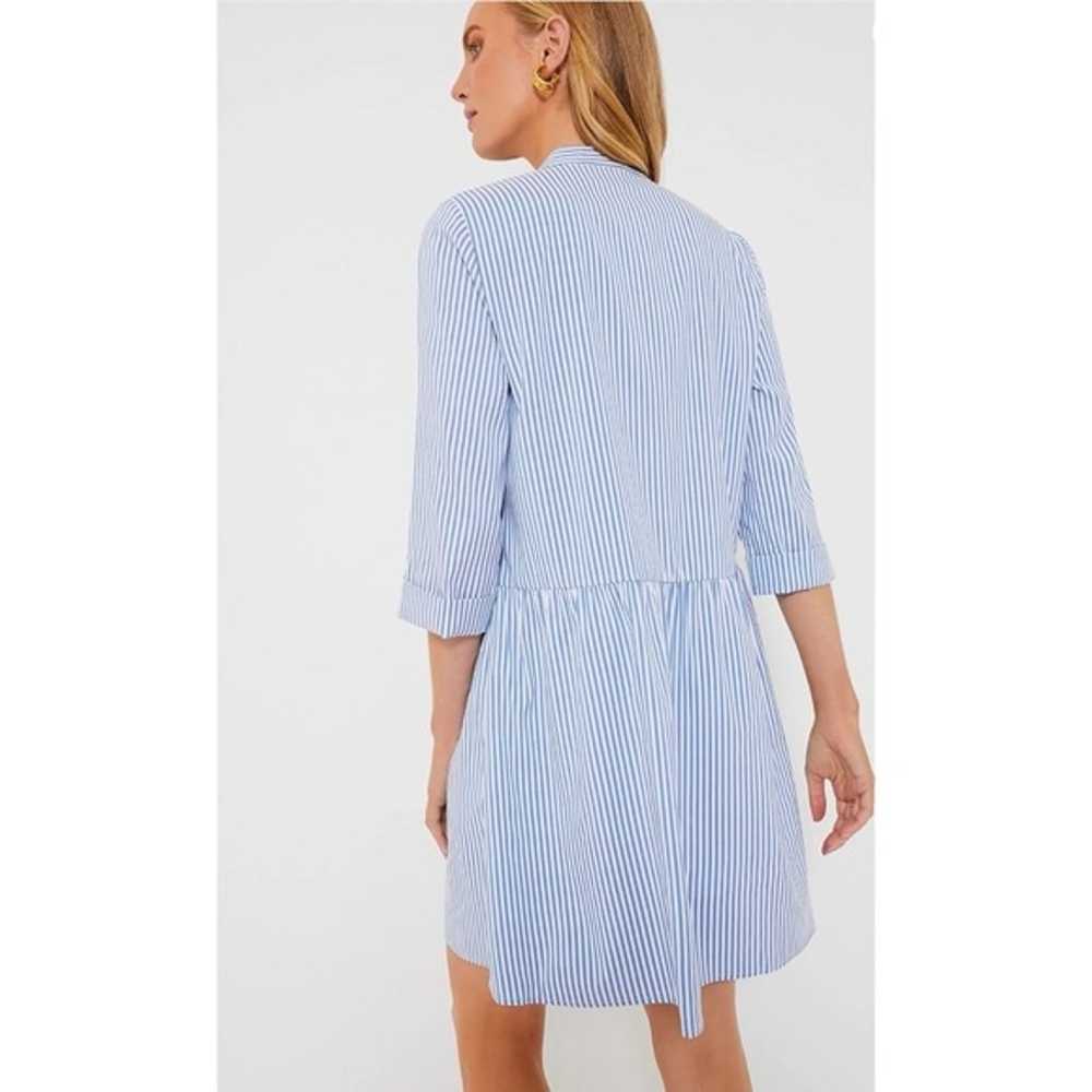 TUCKERNUCK Blue Stripe Royal Shirt Dress Size XXL - image 2