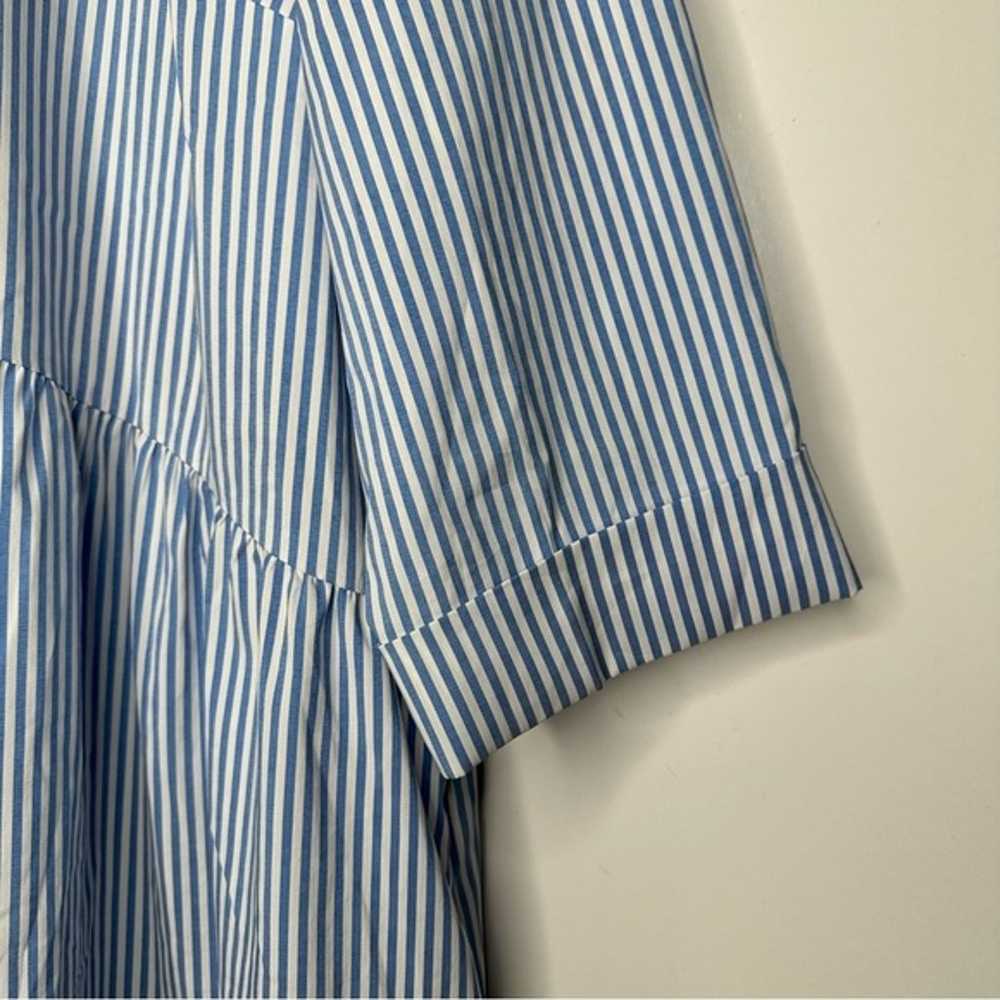 TUCKERNUCK Blue Stripe Royal Shirt Dress Size XXL - image 7