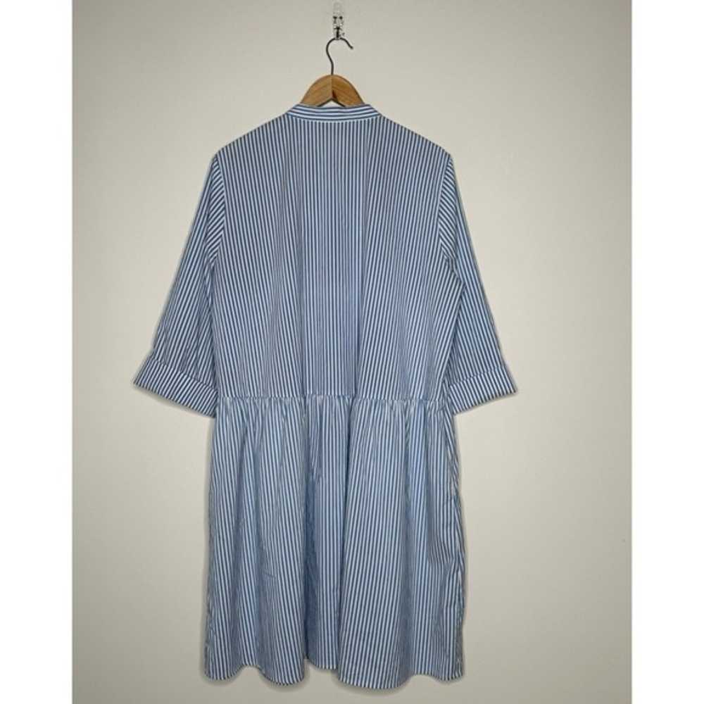 TUCKERNUCK Blue Stripe Royal Shirt Dress Size XXL - image 8