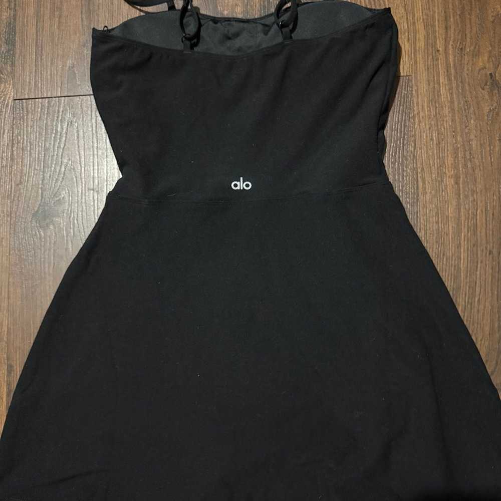 Alo Yoga Alosoft Courtside Tennis Dress - Black S - image 6