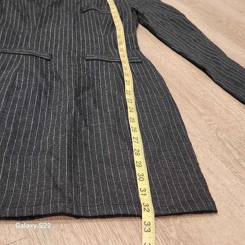 Versace Jeans Couture Vtg Pinstripe Wool Blend Lo… - image 10