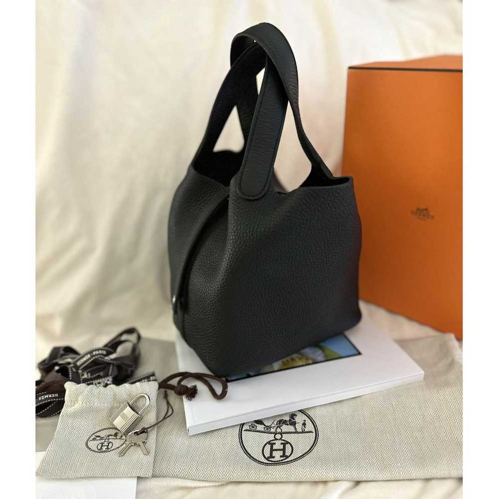 Hermès Picotin leather tote - image 9