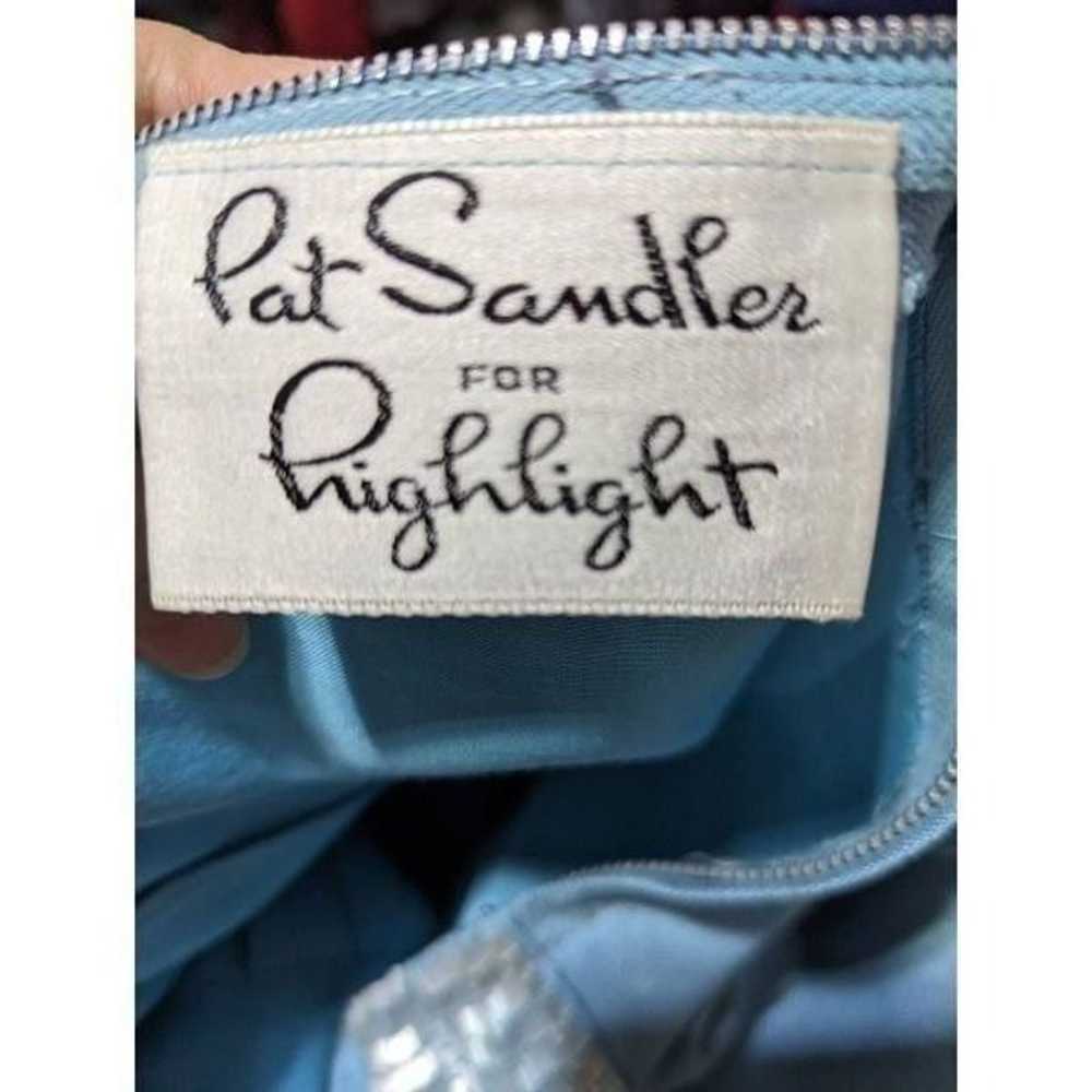 Vintage Pat Sandler for Highlight Women's Blue Li… - image 2