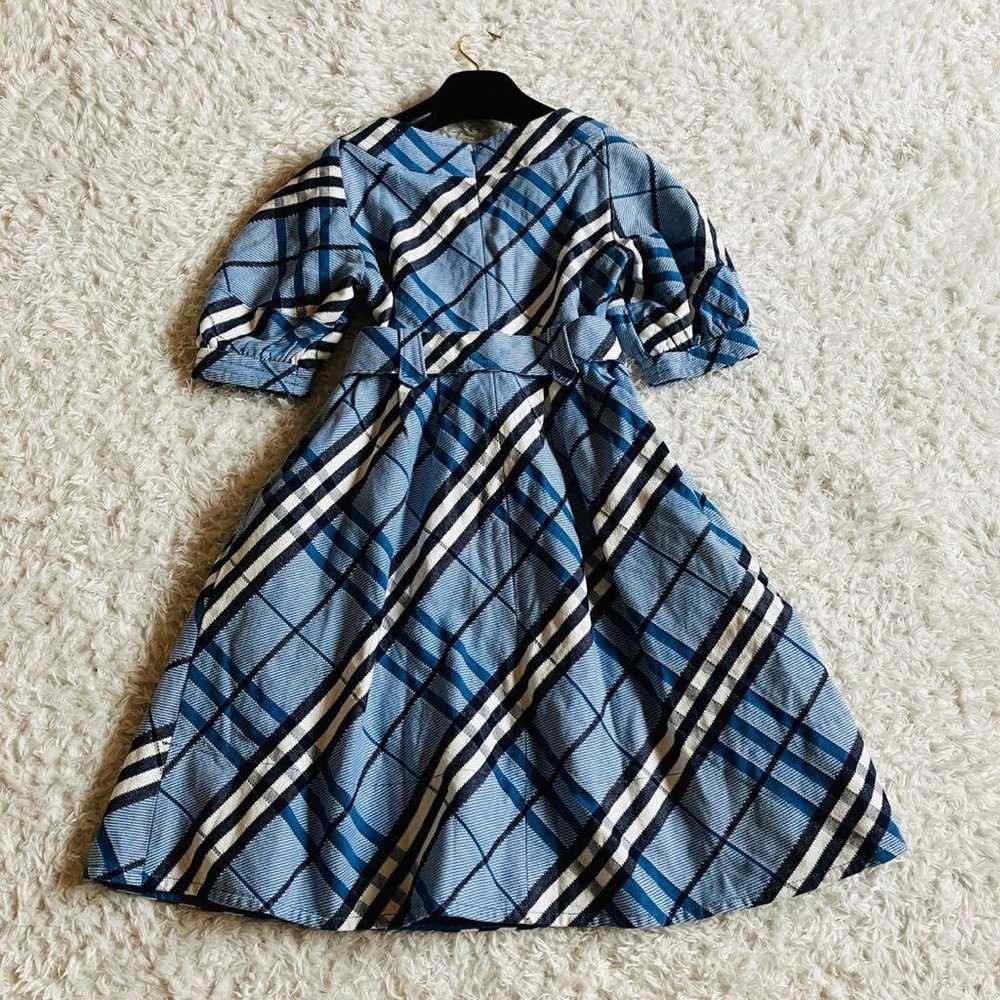 Burberry Blue Label Dress, Nova Check, Half Sleev… - image 2