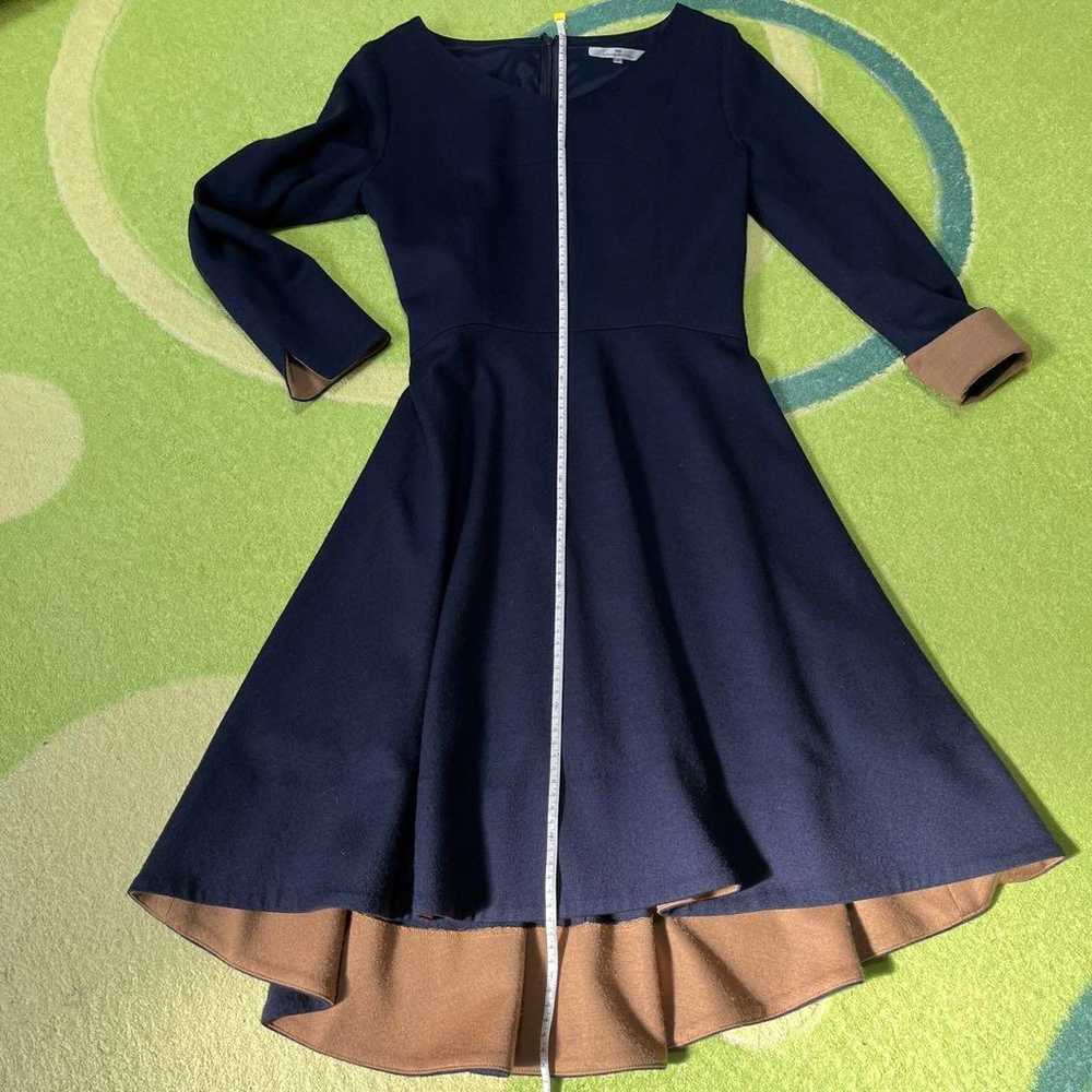 Excellent quality Navy flare skirt one-piece with… - image 4