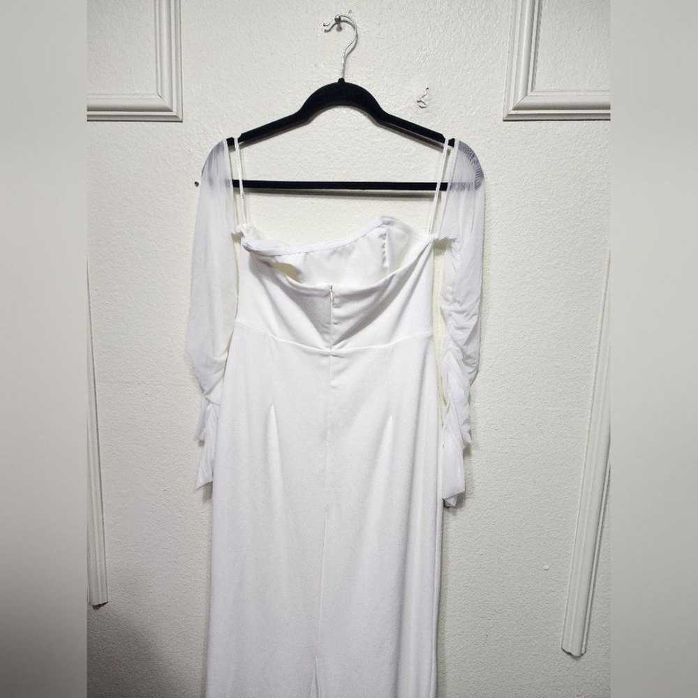 Lulu's Glorious Romance White Off-the-Shoulder Me… - image 10