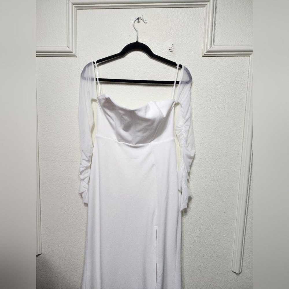 Lulu's Glorious Romance White Off-the-Shoulder Me… - image 6