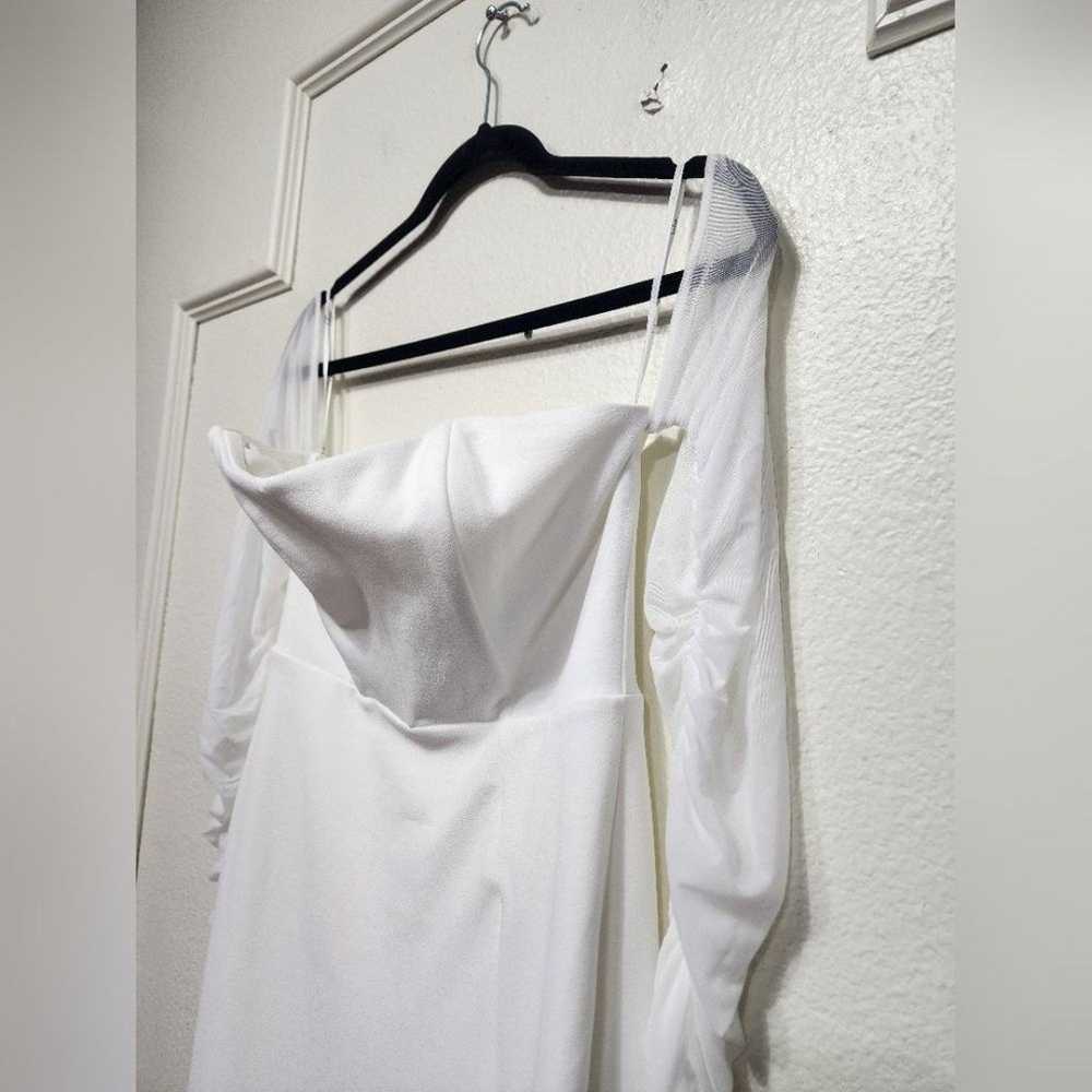 Lulu's Glorious Romance White Off-the-Shoulder Me… - image 9