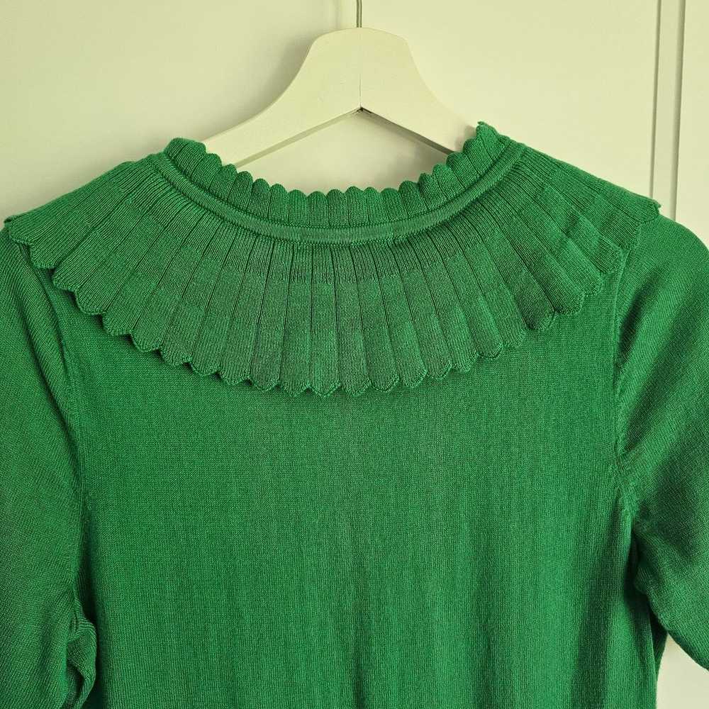 Boden Abercorn Knitted Tee Green Dress with Stunn… - image 5