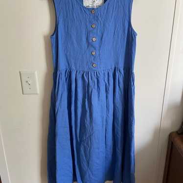 Not perfect Linen sleeveless Mama dress