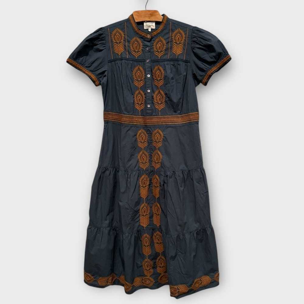 Bohme Siya Embroidered Dress Size Large - image 2