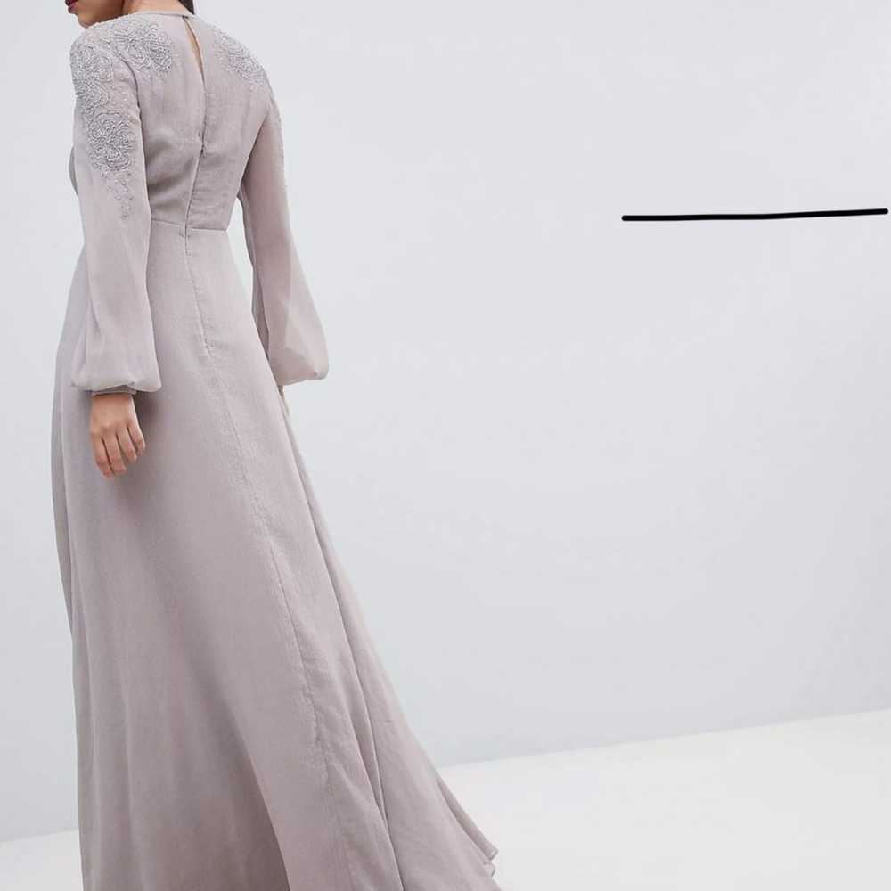 ASOS evening maxi long sleeve dress - image 2