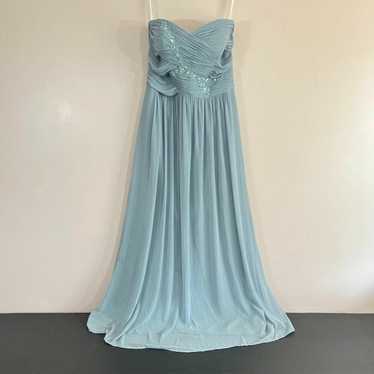 Dessy Collection Beaded Bridesmaid Dress Full Leng